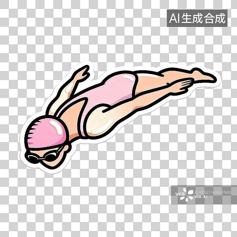 【AI数字艺术】跳台跳水-体育运动项目图片素材