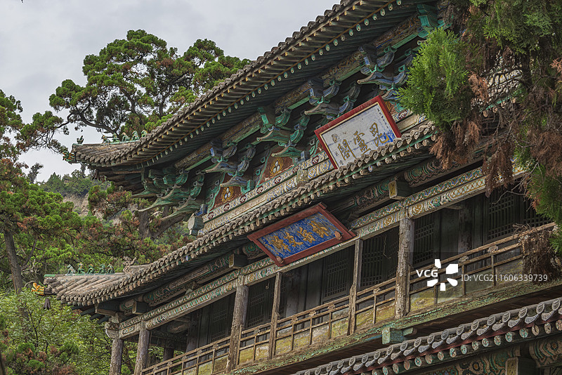 交城卦山天宁寺毗卢殿图片素材