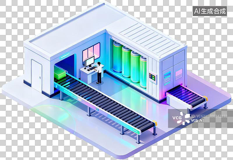 【AI数字艺术】3D卡通风格未来概念能源环保新能源科技插画元素免抠图形图片素材