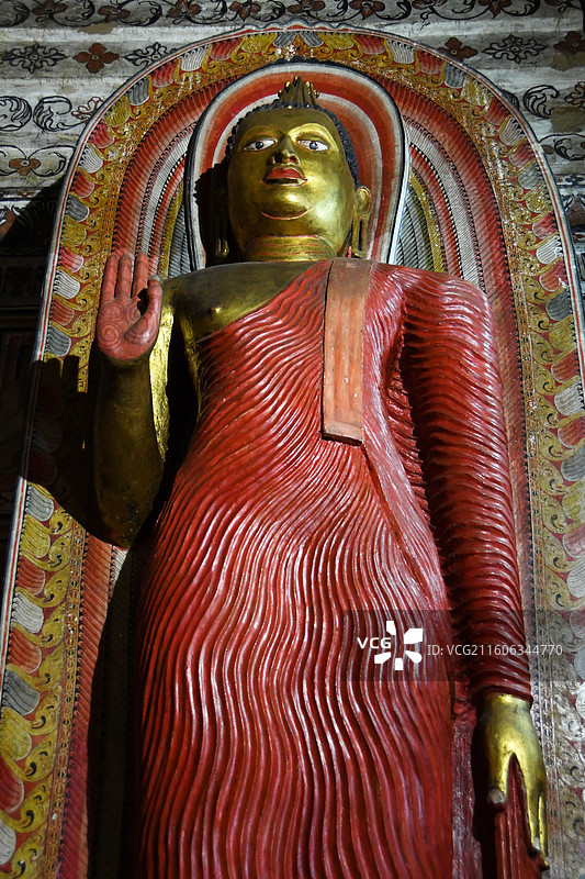斯里兰卡 兰卡提拉卡寺 Sri Lankathilake Rajamaha Viharaya图片素材