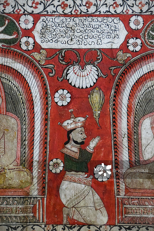 斯里兰卡 兰卡提拉卡寺 Sri Lankathilake Rajamaha Viharaya图片素材