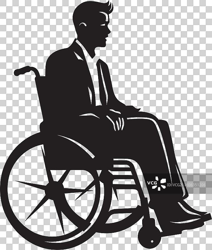 自由乘车轮椅标志平等图片素材