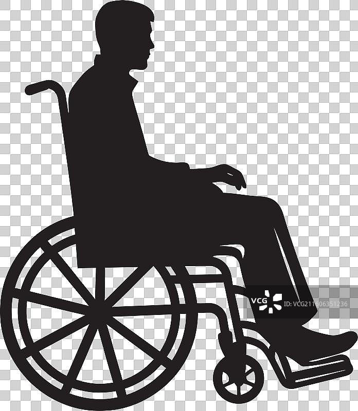 无障碍旅程黑色徽章设计，面向多元群体图片素材