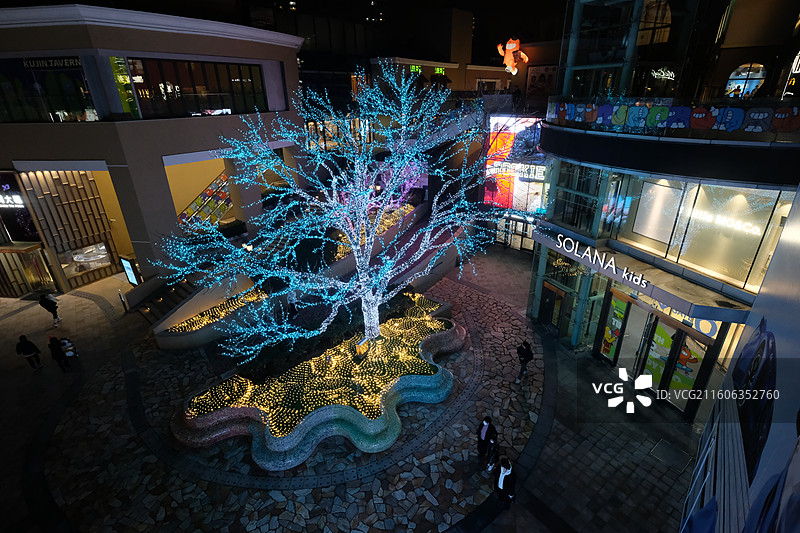 蓝色港湾图片素材