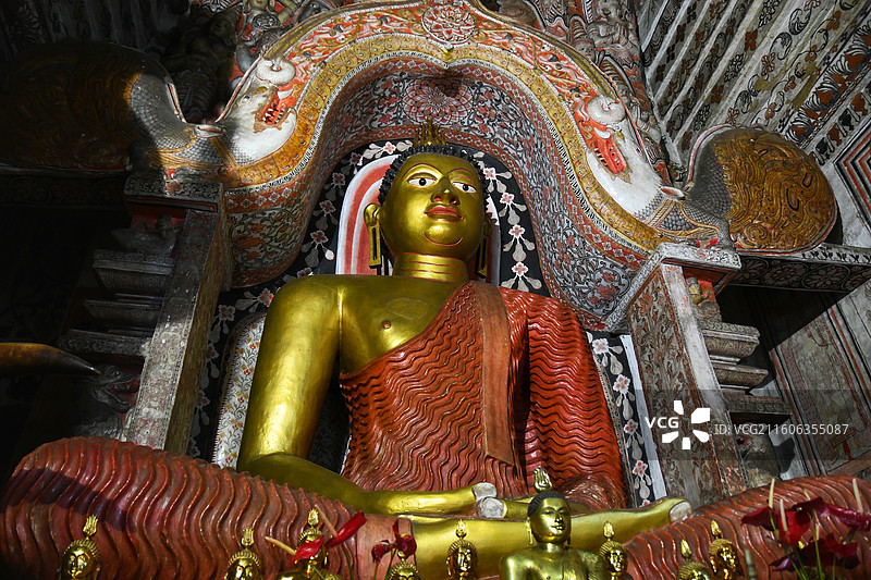 斯里兰卡 兰卡提拉卡寺 Sri Lankathilake Rajamaha Viharaya图片素材