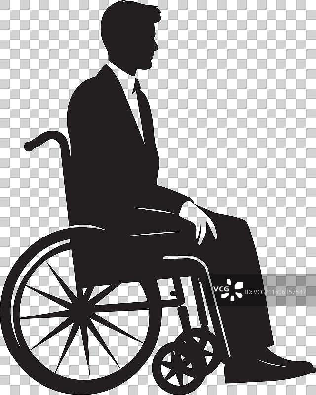 无障碍独立残疾人图标平等图片素材