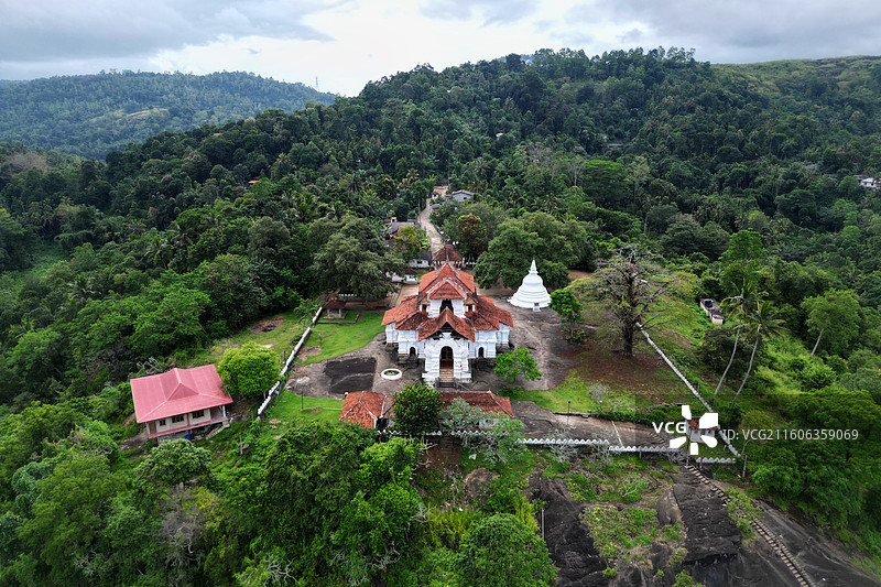 斯里兰卡 兰卡提拉卡寺 Sri Lankathilake Rajamaha Viharaya图片素材