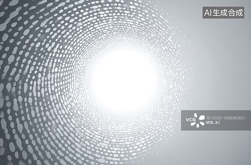 【AI数字艺术】螺旋光点图案图片素材