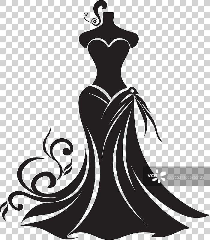 T台光彩：标志性礼服象征高级定制图片素材