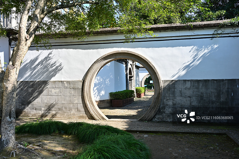 浙江宁波奉化蒋介石故居民国建筑图片素材