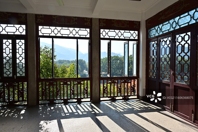 浙江宁波奉化蒋介石故居民国建筑图片素材