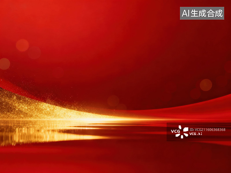 【AI数字艺术】红色渐变光影抽象背景图片素材