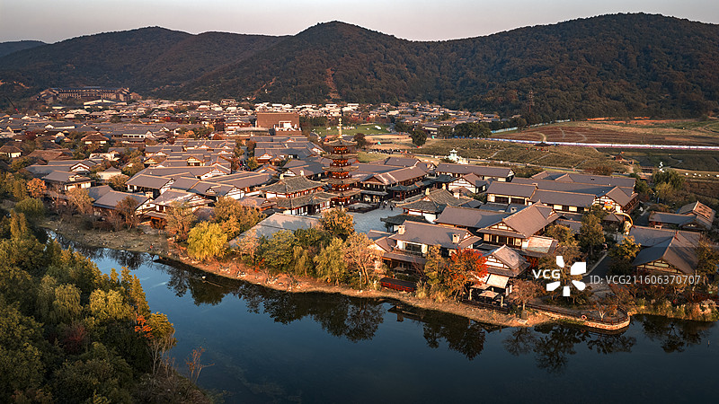 无锡拈花湾 拈花小镇 拈花塔图片素材