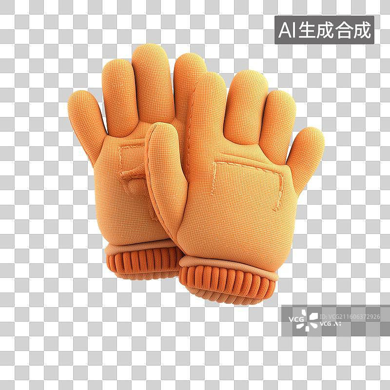 【AI数字艺术】卡通冬手套图片素材