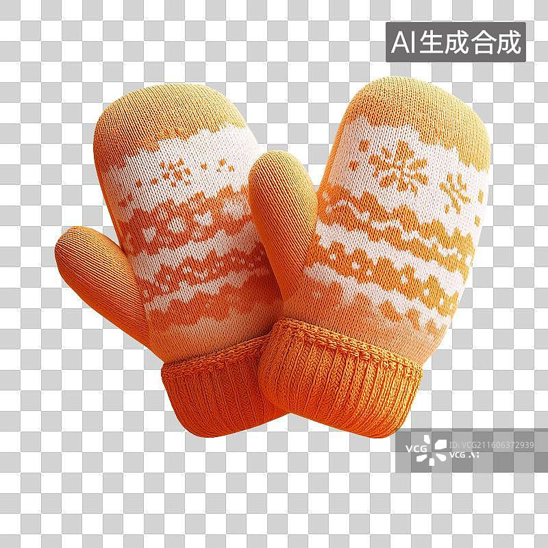 【AI数字艺术】卡通冬手套图片素材