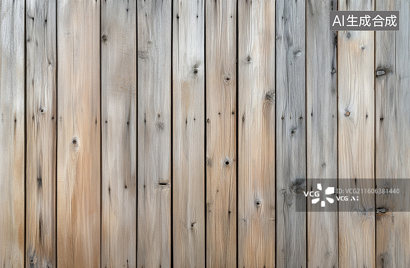 【AI数字艺术】风化木板墙纹理图片素材