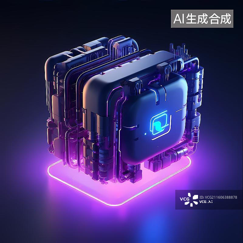 【AI数字艺术】高性能锂电池储能科技背景图片素材