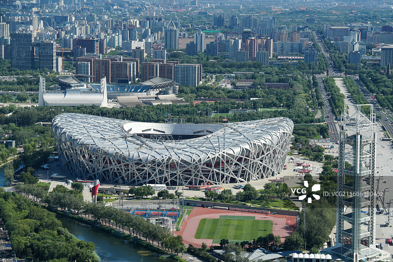 北京鸟巢图片素材