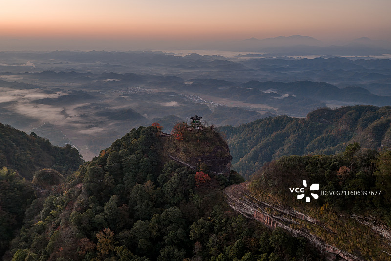 安徽省黄山市休宁县齐云山图片素材