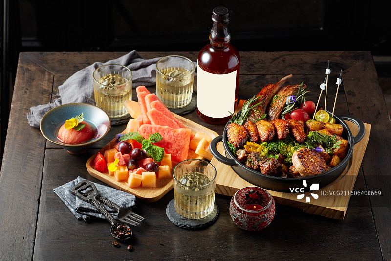 西餐吧食物套餐图片素材