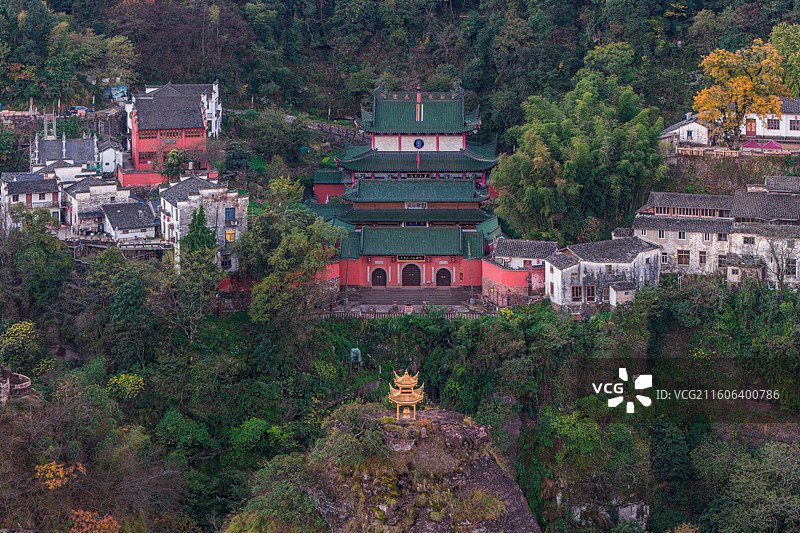 安徽省黄山市休宁县齐云山图片素材