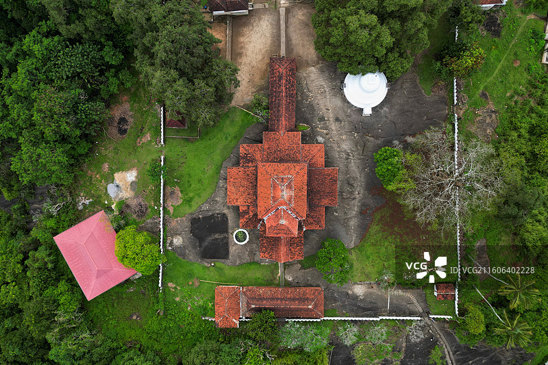 斯里兰卡 兰卡提拉卡寺 Sri Lankathilake Rajamaha Viharaya图片素材