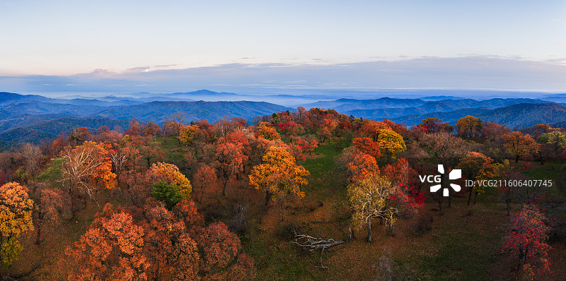 吉林通化辉南四方顶秋季风光图片素材