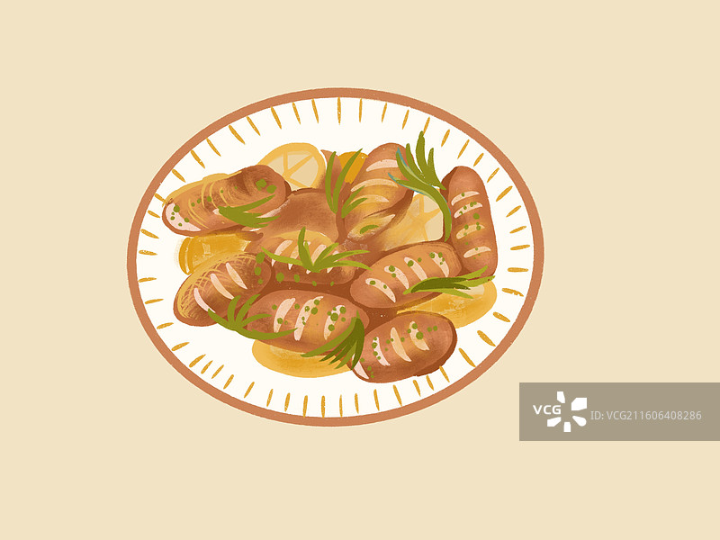 柠檬鸡翅图片素材