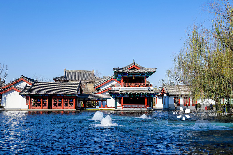 明水古城百脉泉景区图片素材