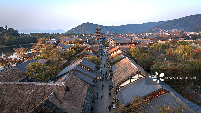 无锡拈花湾 拈花小镇 拈花塔图片素材