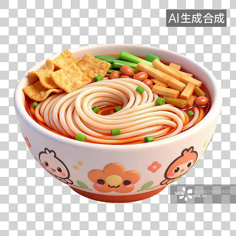 【AI数字艺术】美味的螺狮粉碗装图片素材
