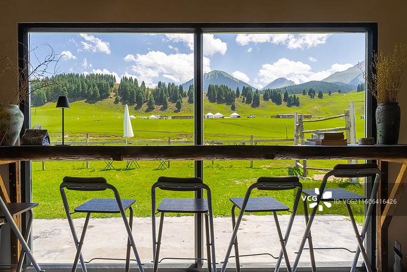 草原民宿图片素材