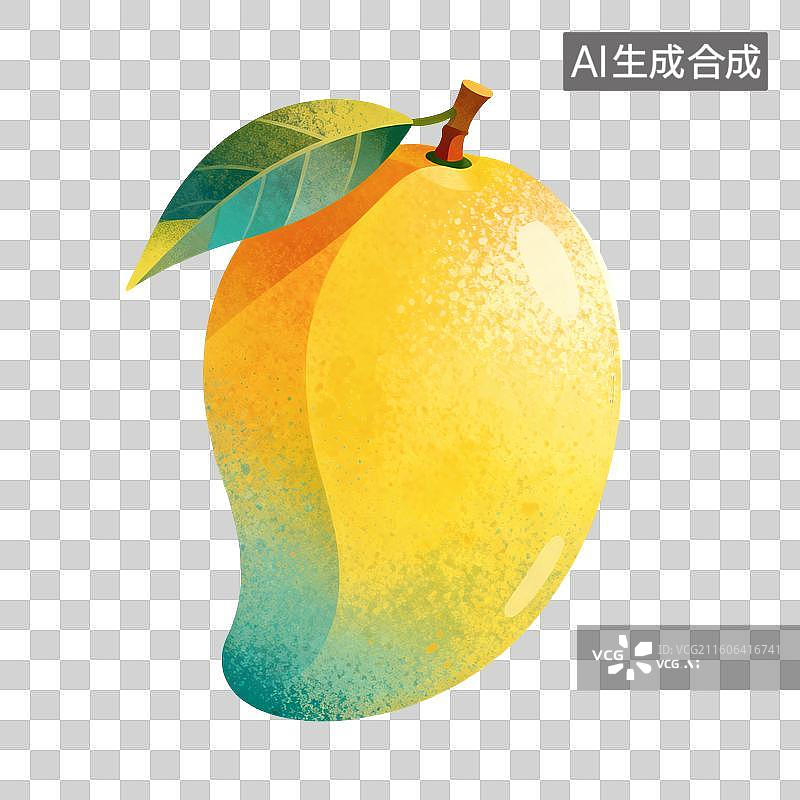 【AI数字艺术】芒果插画图片素材