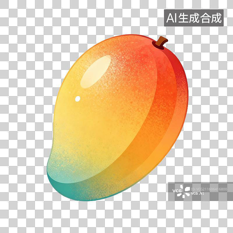 【AI数字艺术】芒果插画图片素材