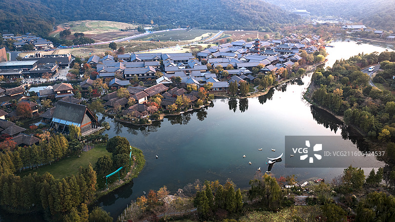 无锡拈花湾 拈花小镇 拈花塔图片素材