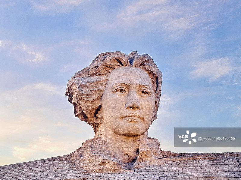 湖南省长沙市区中湘江江心橘子洲爱国主义教育基地图片素材