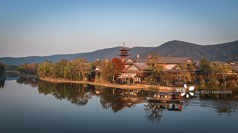 无锡拈花湾 拈花小镇 拈花塔图片素材