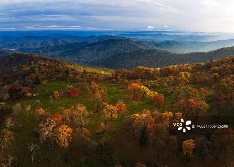 吉林通化辉南四方顶秋季风光图片素材