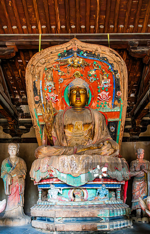 山西 彩塑 壁画图片素材