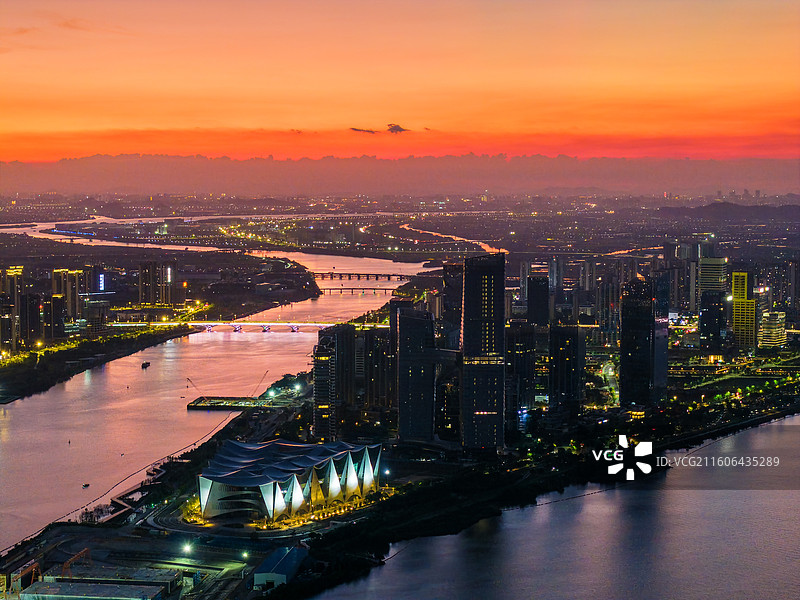 广州市南沙区明珠湾灵山岛尖CBD、大湾区科学论坛永久会址图片素材