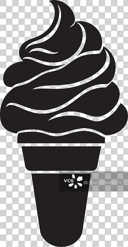 冰淇淋图标 甜美的漩涡图片素材