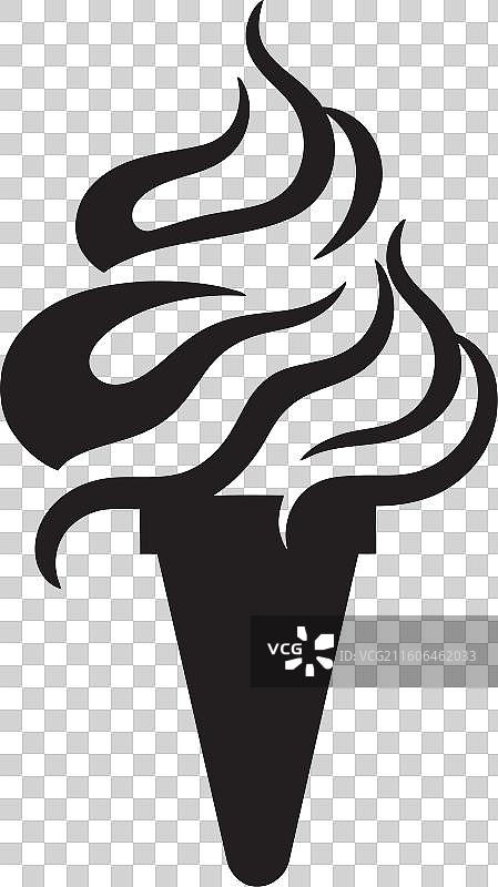 甜蜜的交响乐，黑色的锥形徽章，奶油般的狂喜图片素材