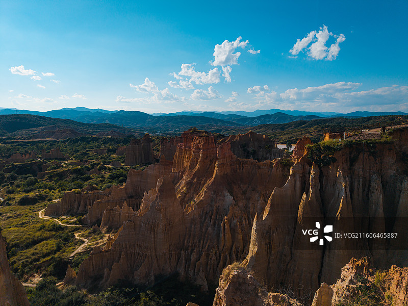 航拍元谋土林图片素材