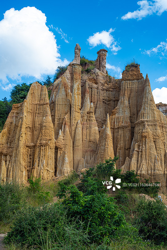 航拍元谋土林图片素材