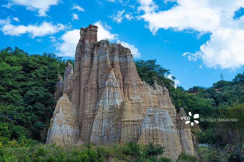 航拍元谋土林图片素材