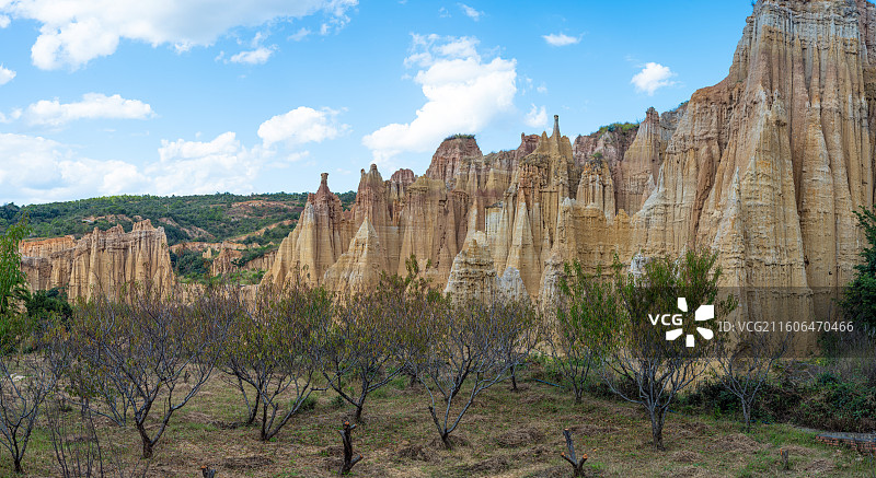 航拍元谋土林图片素材