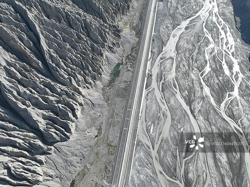 独山子大峡谷图片素材