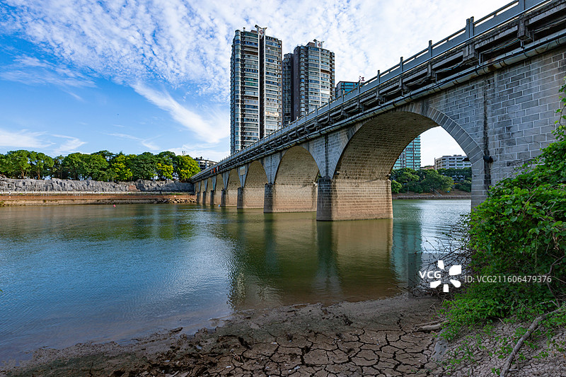 湖南衡阳历史古迹草桥图片素材