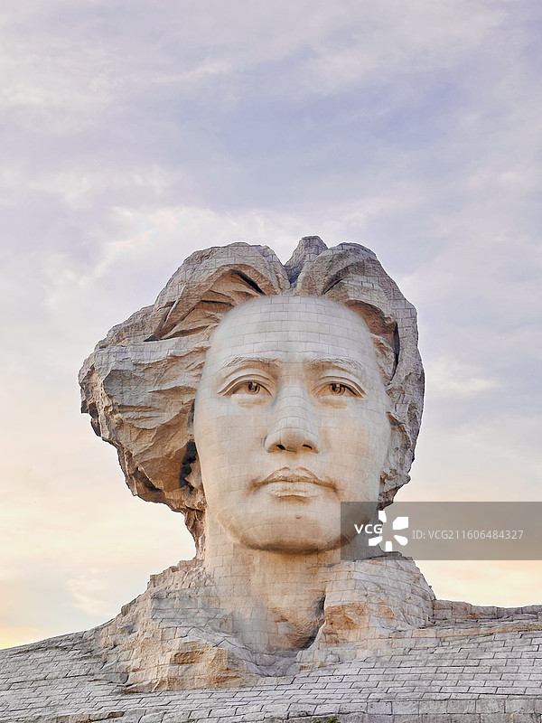 湖南省长沙市区中湘江江心橘子洲爱国主义教育基地图片素材