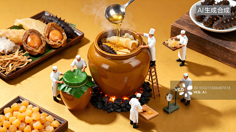 【AI数字艺术】佛跳墙图片素材